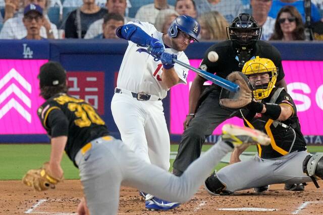 Pirates squander clutch homer by Oneil Cruz, lose to Dodgers in 10 innings - TribLIVE.com