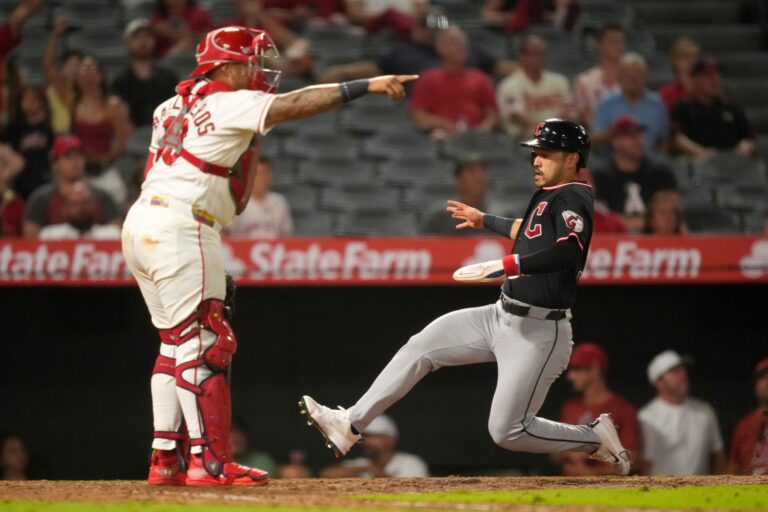Angels blow early 5-run lead and lose to Guardians in 10 innings - Orange County Register