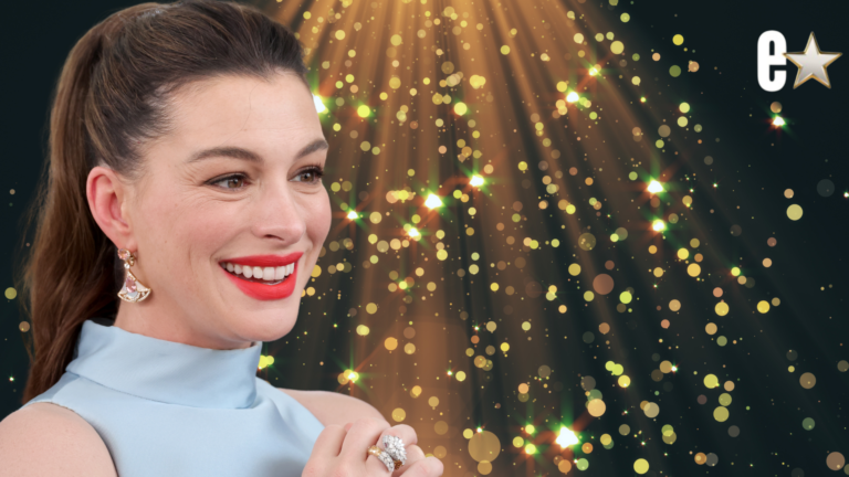 Anne Hathaway Tears Up Accepting Special Career Honor With Family by Her Side - EntertainmentNow