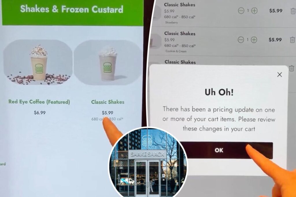 Customer Claims Shake Shack Raises Prices for No Tip at Self-Checkout Kiosk - SSBCrack