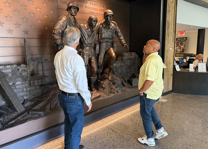 State Assembly Speaker visits Purple Heart Museum - Mid Hudson News