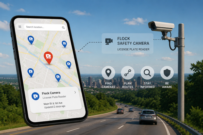 How to Use the DeFlock Map to Find Flock Camera Locations - IndianEagle