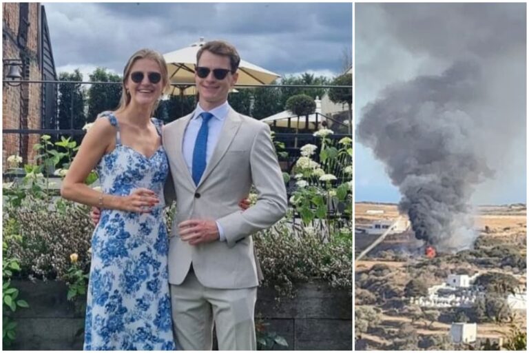 Newlywed London couple die in horror helicopter crash on Greek island during honeymoon - London Evening Standard