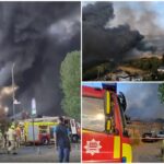 Mitcham fire: Investigation under way into cause of huge fire in south London - London Evening Standard