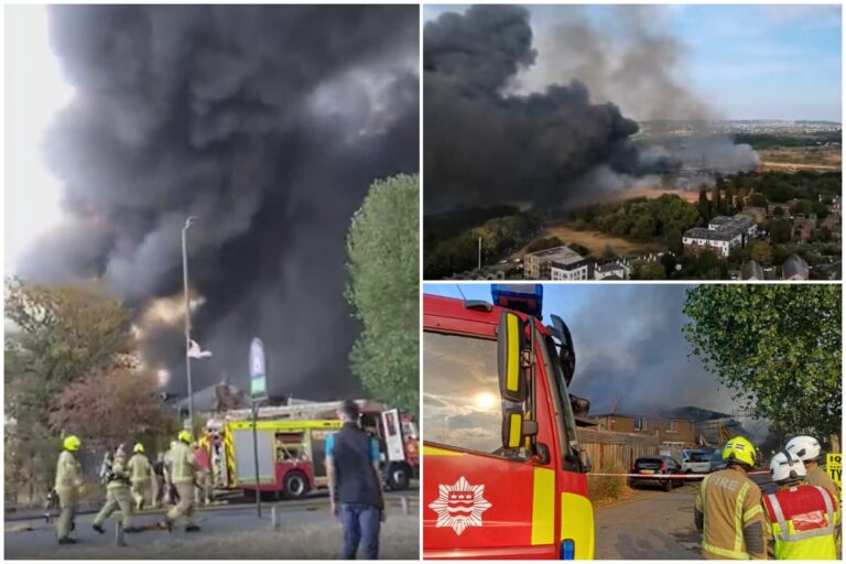 Mitcham fire: Investigation under way into cause of huge fire in south London - London Evening Standard