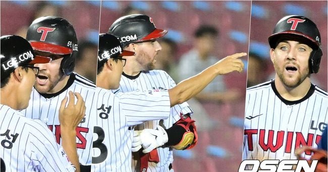 Dean's Cycling Hit Leads LG to Extra-Inning Victory - 조선일보