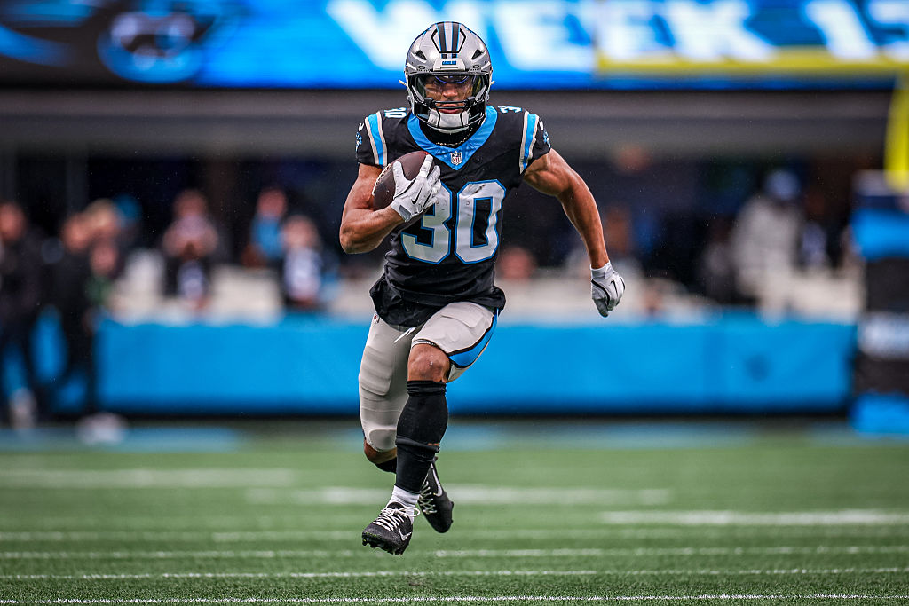 Chuba Hubbard injury: Is Jonathon Brooks or Trevor Etienne a better handcuff RB in 2026? - DraftKings Network