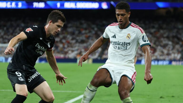 Jude Bellingham shines with two crucial assists as Kylian Mbappe grabs a stunning hat-trick in Real Madrid victory - Goal.com