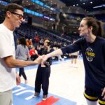 Caitlin Clark meets another elite scorer through pre-game meetup with Robert Lewandowski - hitc.com