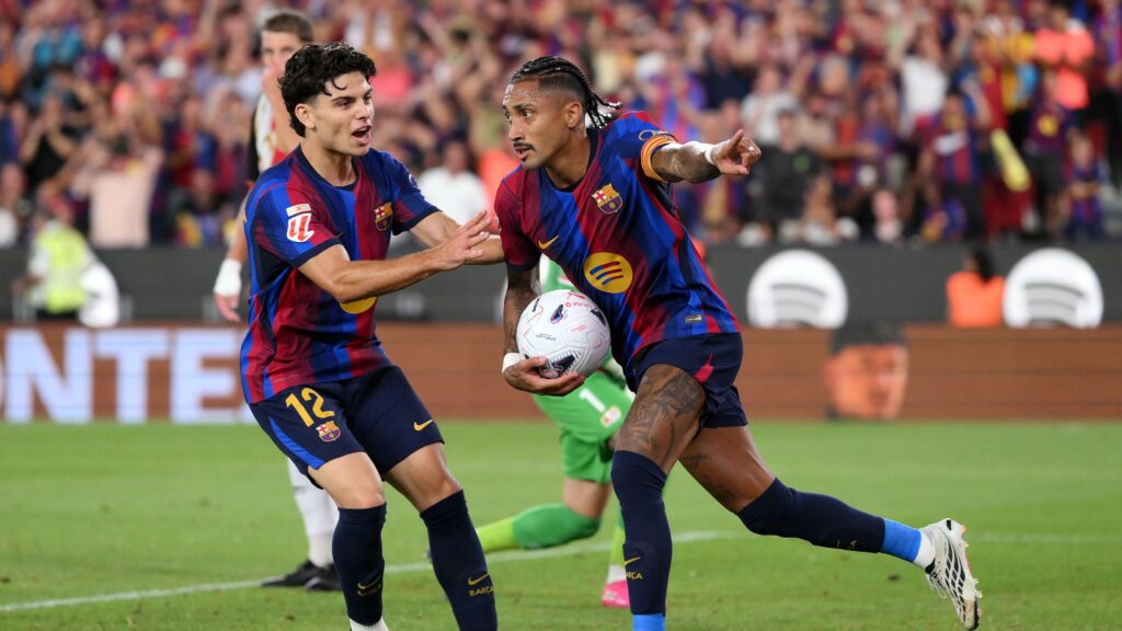 With the participation of Hamza Abdelkarim: five-goal storm returns Barcelona to the top of La Liga - LiveScore
