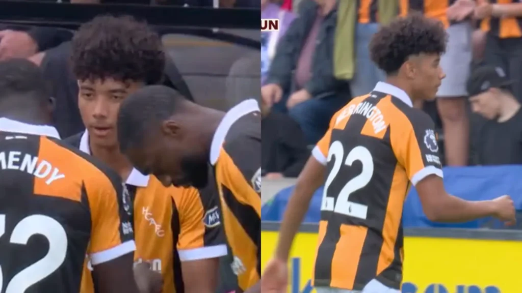 Lucas Herrington makes Premier League debut for Hull City against Manchester United - football360.com.au