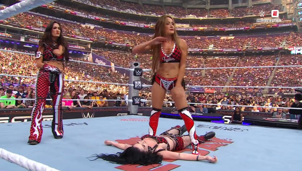 The Bellas Turn On Paige After WWE SummerSlam Loss - Fightful