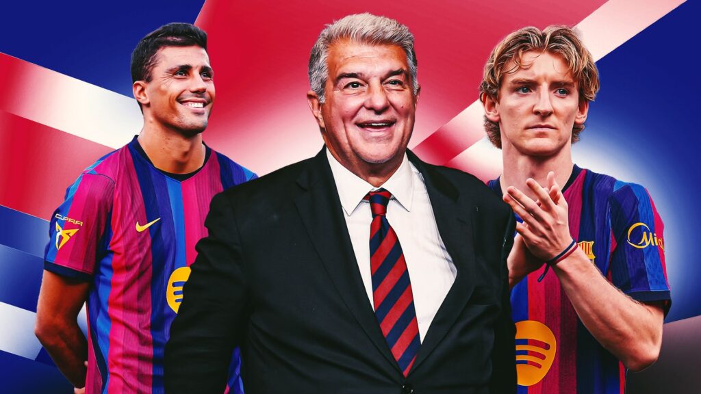 How Barcelona's lever-pulling president Joan Laporta survived calls to step down to signing Anthony Gordon, Karim Adeyemi, Rodri and maybe even Julian Alvarez - Goal.com