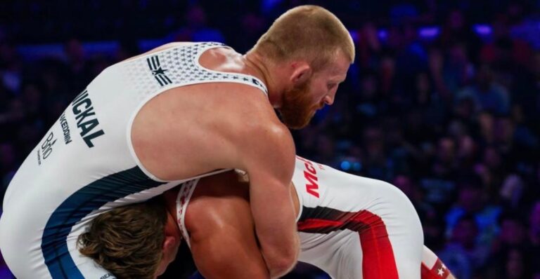 RAF 12 results: Bo Nickal falls to 2026 NCAA champion Max McEnelly in first wrestling loss since 2020 - MMA Fighting