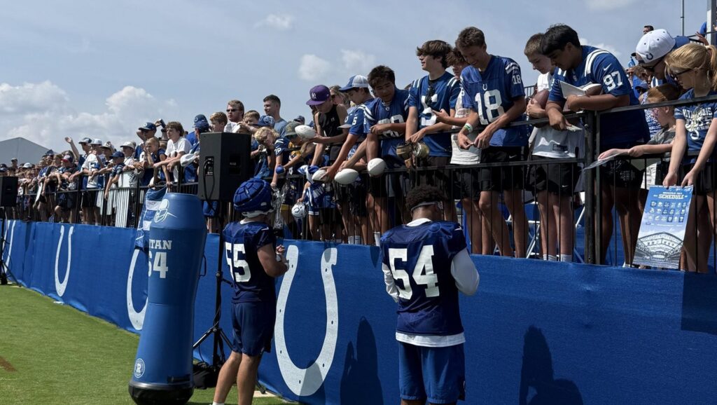 Colts Training practice moved indoors due to inclement weather - WISH-TV