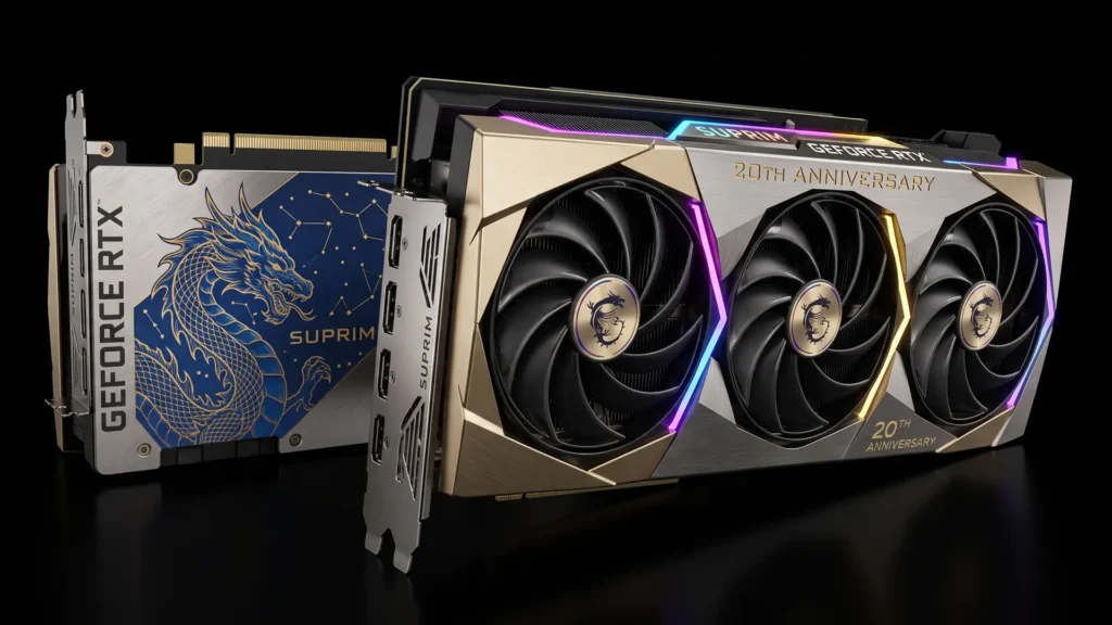 MSI RTX 5080 SUPRIM DRACO EPIC Anniversary graphics card overclocked to 2775 MHz - GameGPU