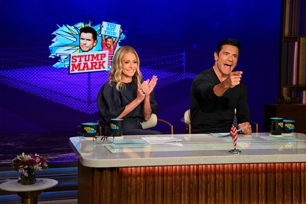 Where is Kelly Ripa? ‘Live with Kelly and Mark’ announcer Déjà Vu co-hosts with Mark Consuelos - Decider
