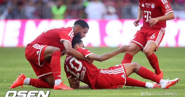 Bayern Munich's Kim Min-jae, Laimer Injured, Musiala Collapses - 조선일보