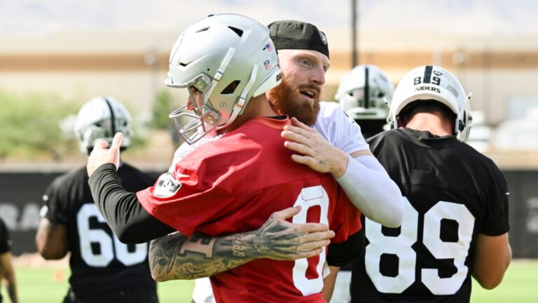 Kirk Cousins Grabs Maxx Crosby by the Collar as Raiders Camp Boils Over - Sportsnaut