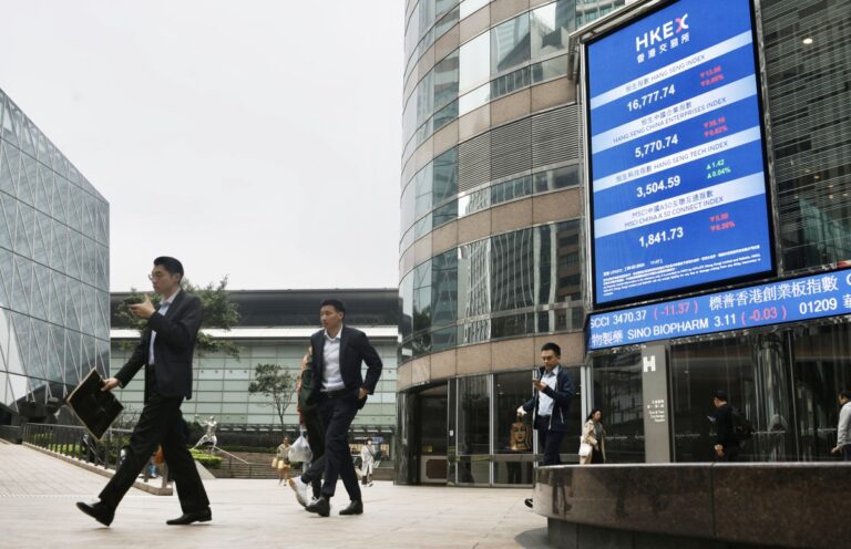 Hong Kong stocks fall at close, SMIC up 5pc - The Standard (HK)