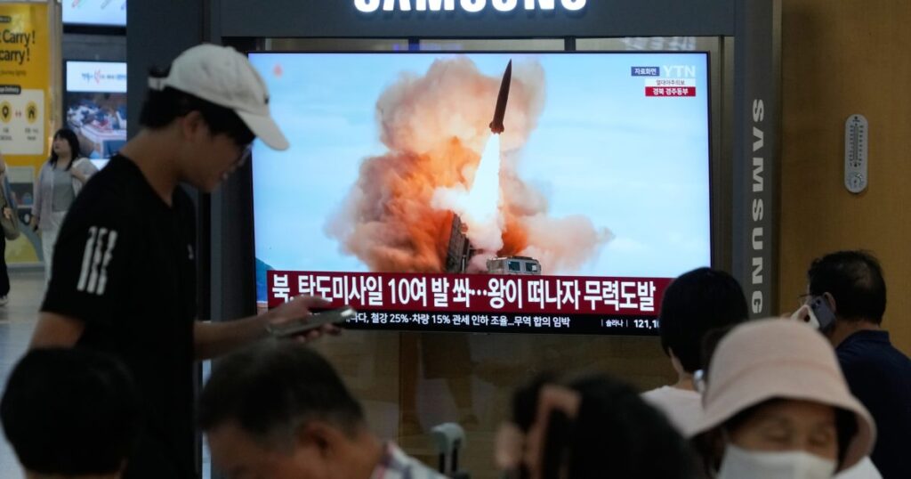 North Korea fires 10 missiles amid shortened U.S.-South Korea drills - wng.org