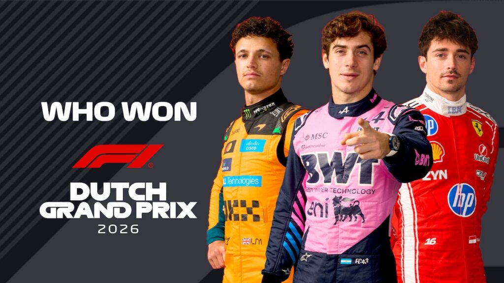 Who won the F1’s Dutch Grand Prix 2026? LIVE race results and the final podium - Depor