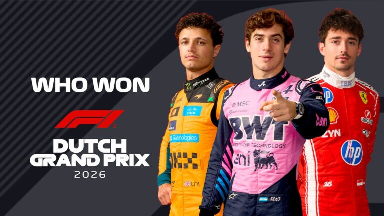 Who won the F1’s Dutch Grand Prix 2026? LIVE race results and the final podium - Depor