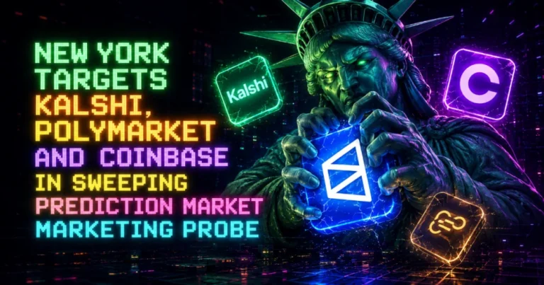 New York Targets Kalshi, Polymarket and Coinbase in Sweeping Prediction Market Mark - Bitcoin Foundation