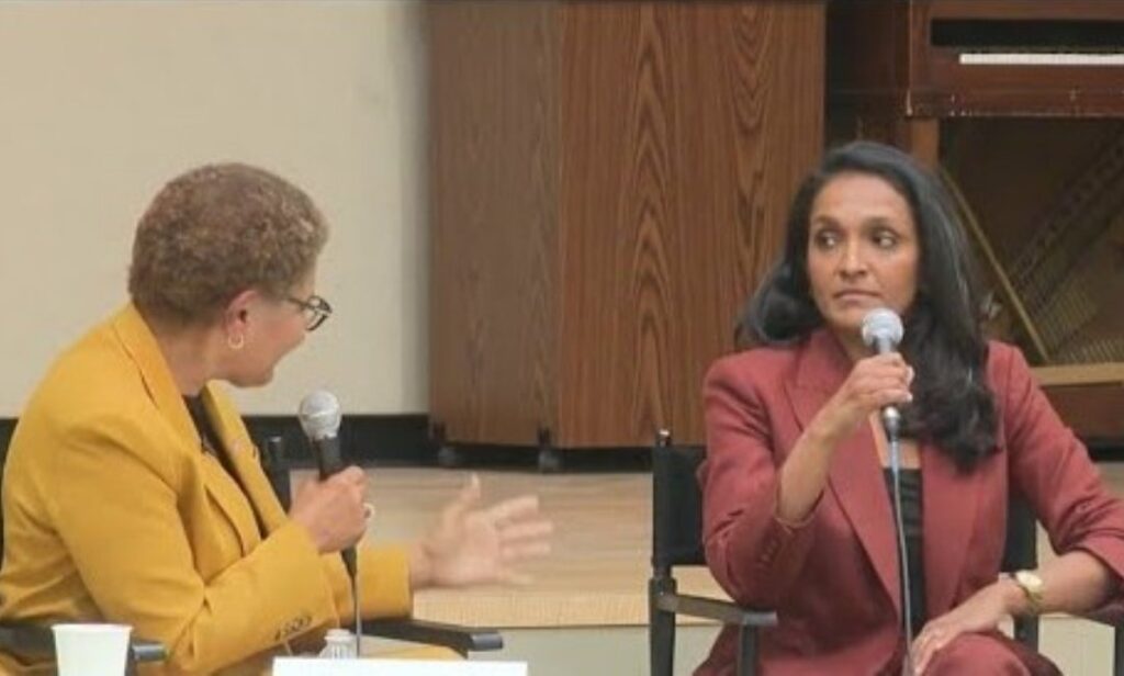 Nithya Raman Challenges Karen Bass in LA Mayoral Debate - IndiaWest