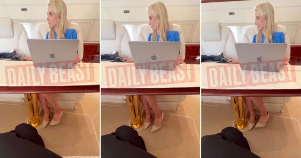 Natalie Harp Pictured On Trump’s Personal Plane in Leaked Video - thedailybeast.com
