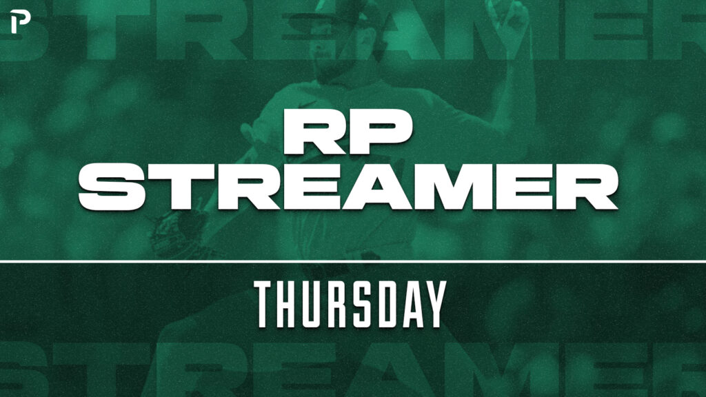 Relief Pitcher Streamer Rankings Fantasy Baseball: 8/13 - Pitcher List