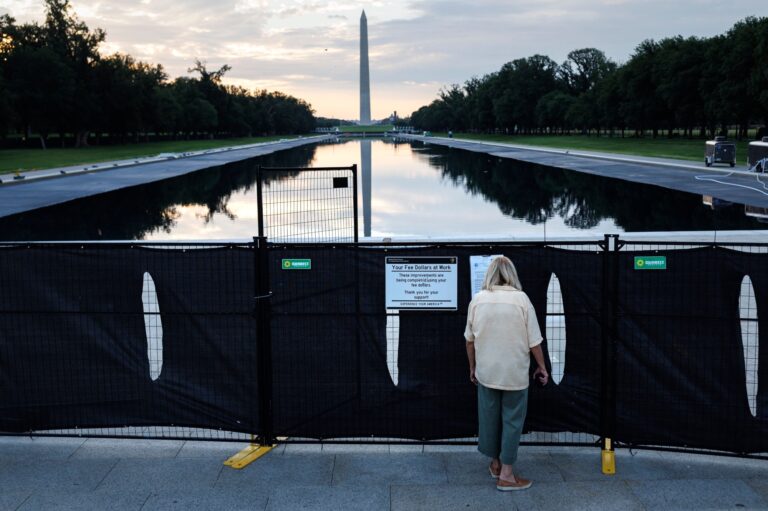 How Trump’s claims of vandalism at the renovated Reflecting Pool crumbled - Macomb Daily