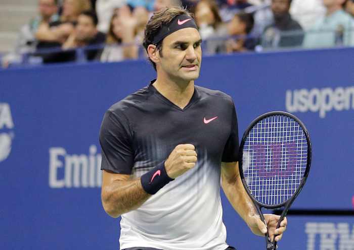 Roger Federer celebrated upon his return to the US Open for an exhibition against Andy Roddick - News4JAX