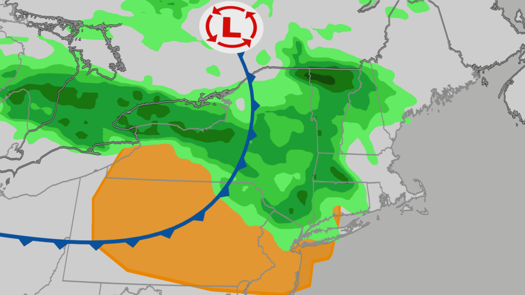 Northeast severe storm threat midweek, includes NYC, Philly - The Weather Channel