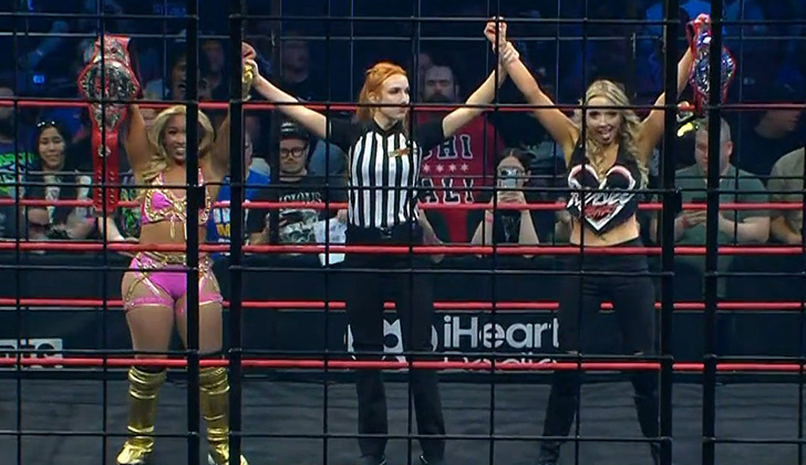 Kiera Hogan Returns, Helps Allie Retain Knockouts Tag Titles At TNA Lockdown - 411MANIA