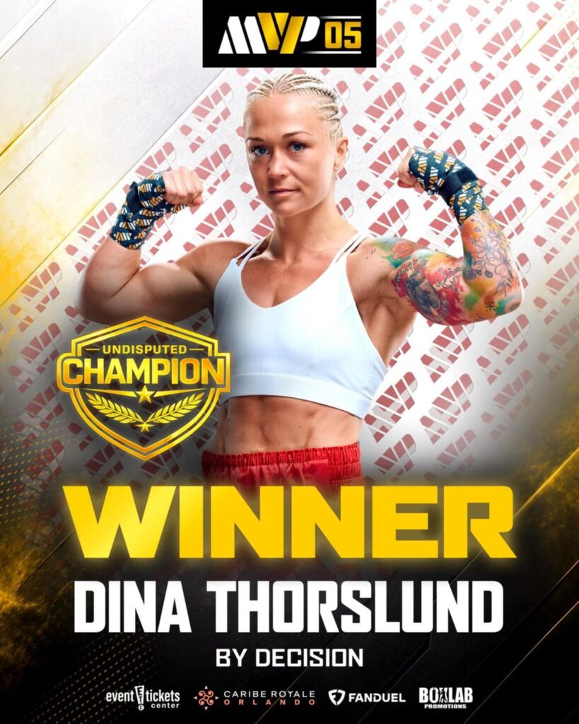 Dina Thorslund Dominates Cherneka Johnson, Claims Undisputed Crown - Boxing News 24