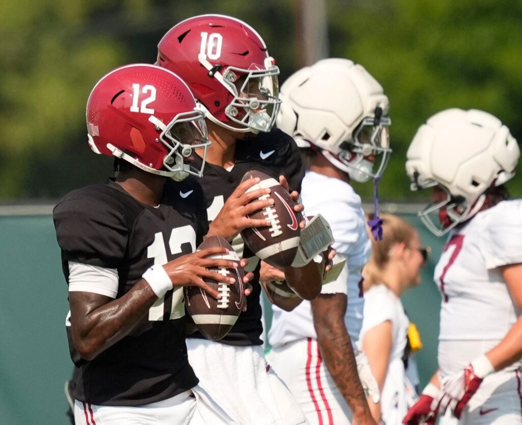 Alabama’s Kalen DeBoer picks QB Keelon Russell over Austin Mack to start - The Big Lead