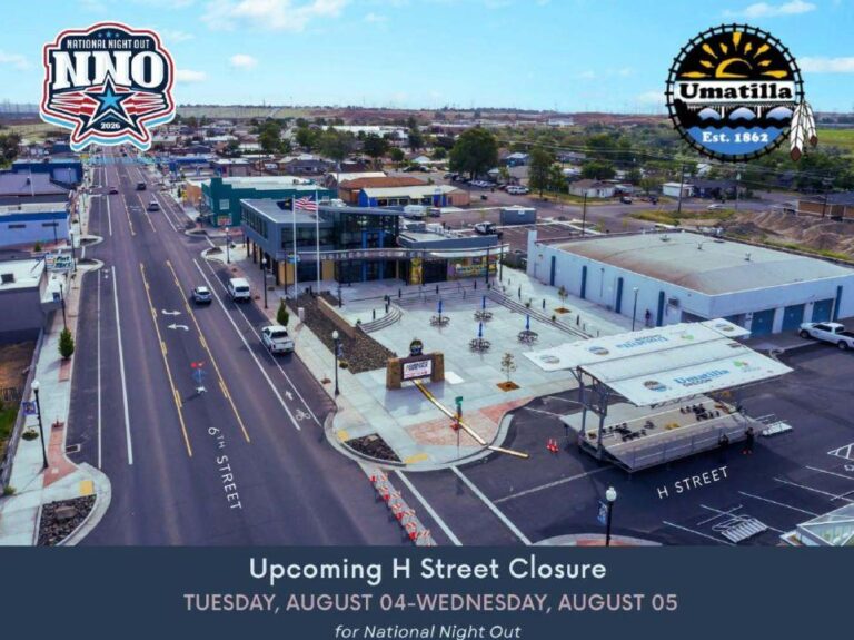 Umatilla closing H Street in preparation for National Night Out - East Oregonian
