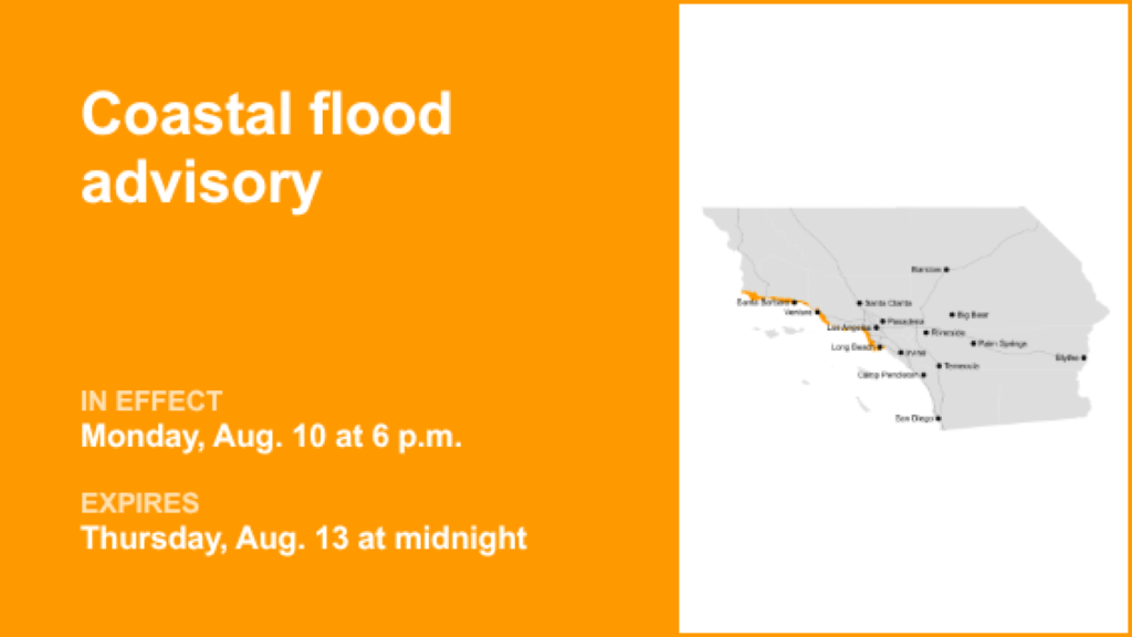 Update: Coastal flood advisory issued for Los Angeles County beaches until early Thursday - Whittier Daily News