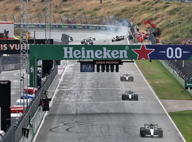 F1's Dutch GP red-flagged after monster Verstappen crash - The Race