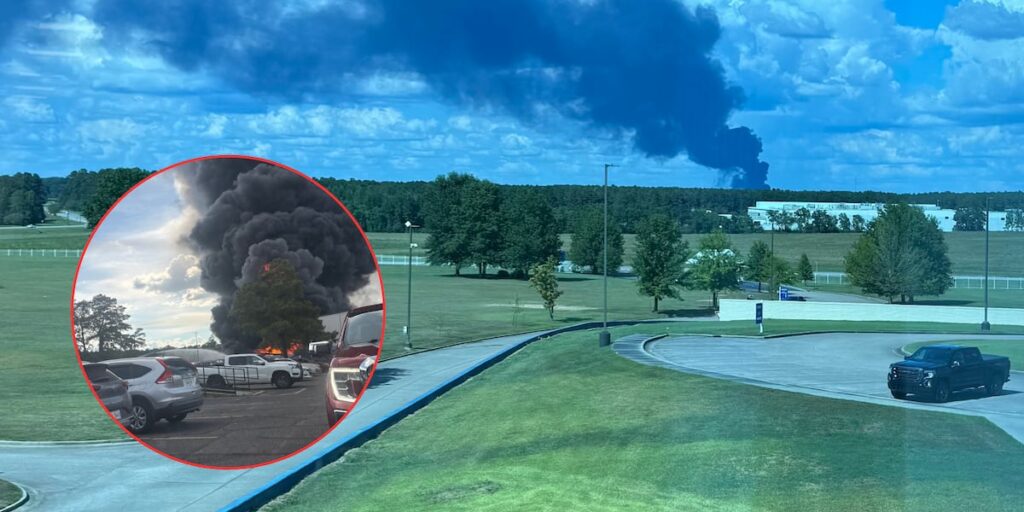 Large fire spotted at Howard Industries - WDAM-TV