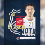Muzzatti Signs Entry Level Contract With Red Wings - Notre Dame Fighting Irish