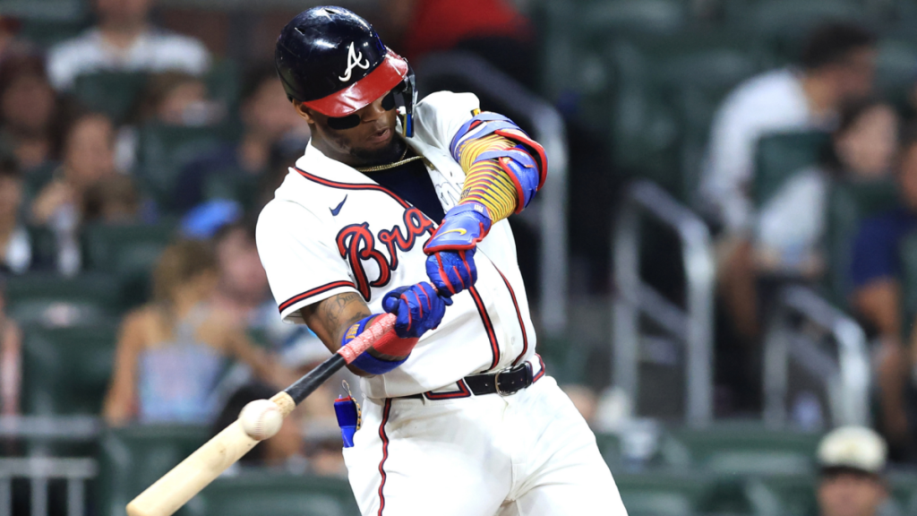 MLB blooper of the year? Braves' Ronald Acuña Jr. homers thanks to colliding Marlins outfielders - CBS Sports