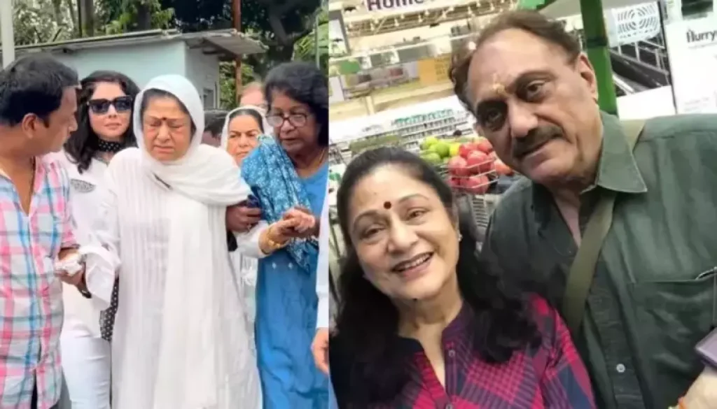 Kuku Kohli's Devastated Widow Aruna Irani Joins His Funeral, Following His Death Due To Heart Attack - BollywoodShaadis