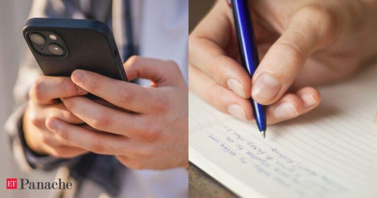 Psychology says people who type notes instead of writing them by hands may process information differently - The Economic Times