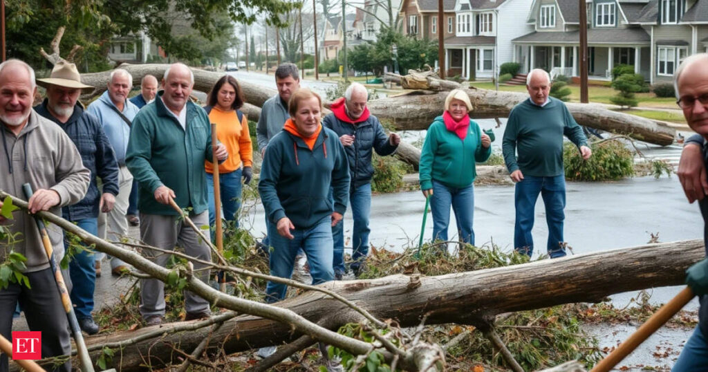 Tornado weather tears through Capital Region, toppling trees and shutting down county fair - The Economic Times