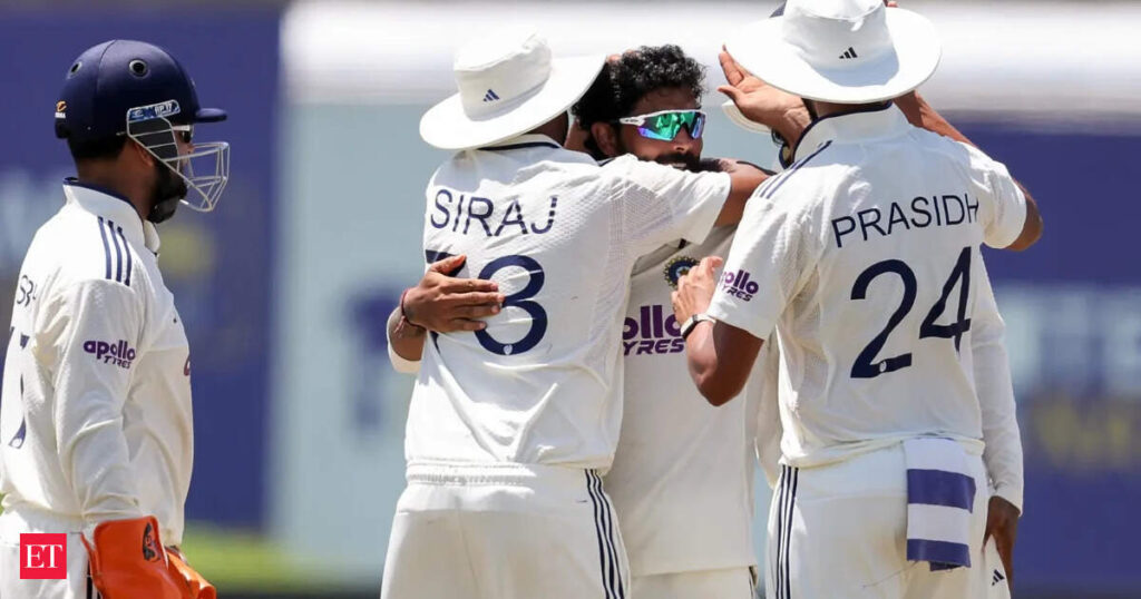 Manav Suthar's 10-wicket haul powers India to 165-run win over Sri Lanka in Galle Test - The Economic Times