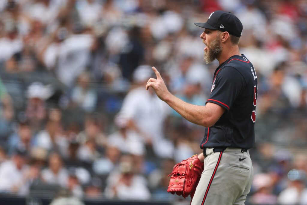MLB World Reacts to Chris Sale Ejection in Braves-Yankees Game - heavy.com