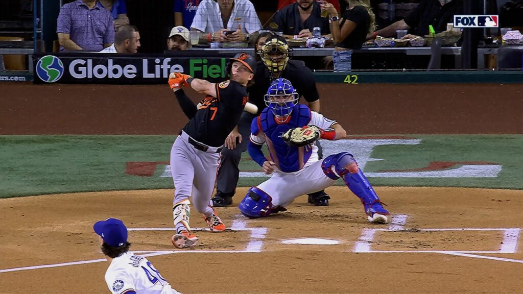 Jackson Holliday hits solo home run, giving Orioles early lead over Rangers - FOX Sports