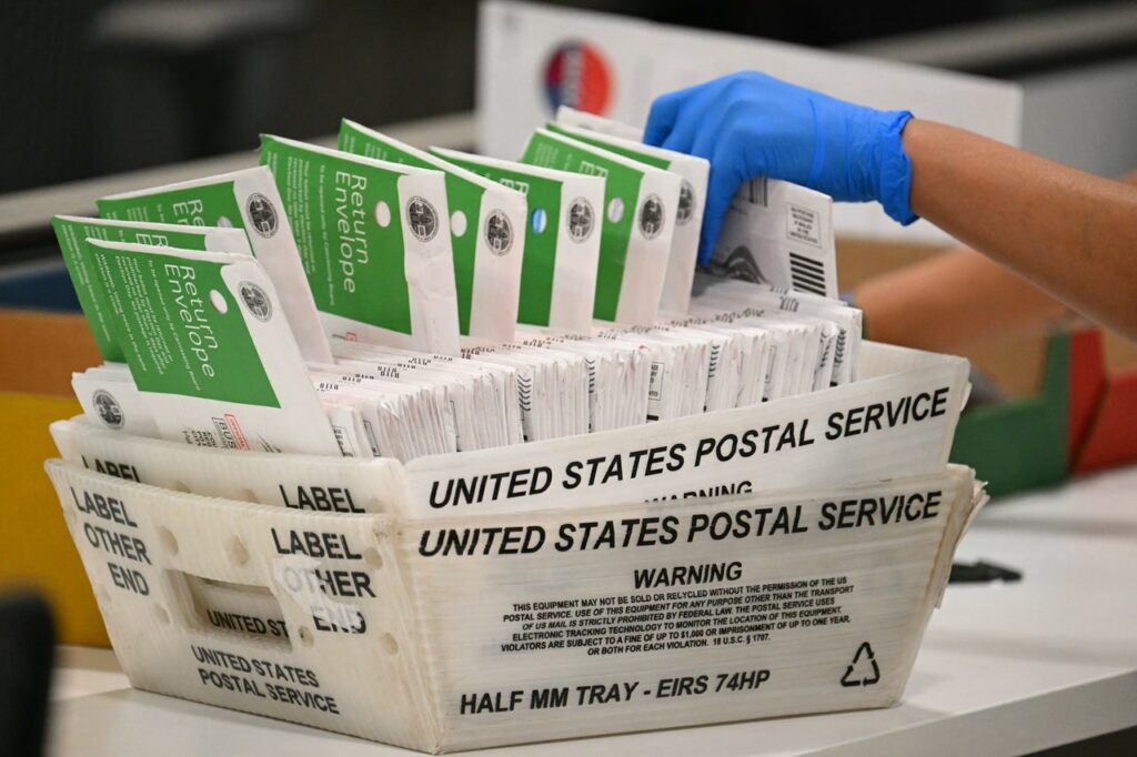 USPS unveils new mail ballot requirements as Supreme Court weighs Trump voting order - AOL.com